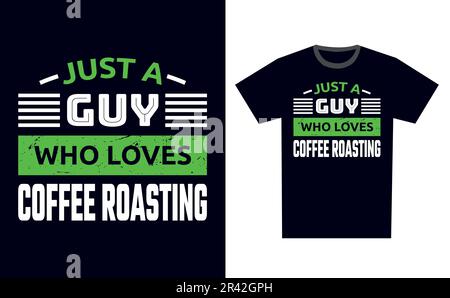 Coffee Roasting T Shirt Design Template Vector Stock Vector