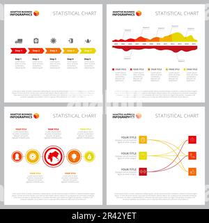 Modern infographic style collection Stock Vector