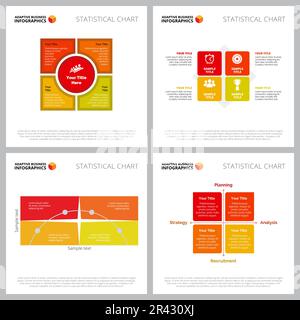 Creative infographic composition collection Stock Vector
