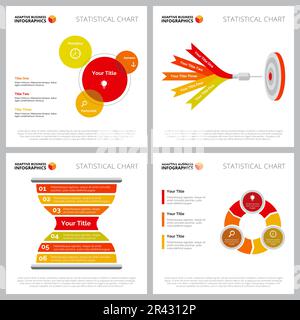 Creative infographic composition set Stock Vector