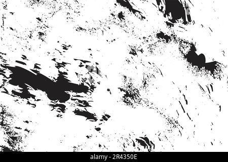 Distressed grunge effect and grimy wall texture with black and white colors. Abstract grunge effect and dust texture vector for backgrounds. Monochrom Stock Vector
