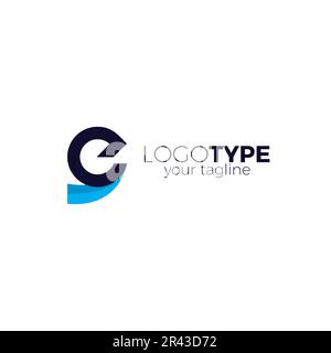 GE logo Symbol. GE Icon vector Illustration Stock Vector