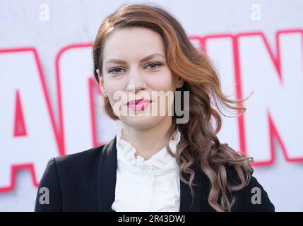 Los Angeles, USA. 25th May, 2023. Iva Babi? arrives at the Sony Pictures' THE MACHINE Los Angeles Screening held at the Regency Village Theater in Westwood, CA on Thursday, ?May 25, 2023. (Photo By Sthanlee B. Mirador/Sipa USA) Credit: Sipa USA/Alamy Live News Stock Photo