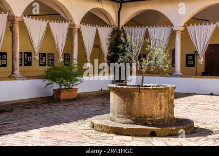 PIENZA, TUSCANY/ITALY - MAY 18 : Old convent now an Hotel in Pienza on May 18, 2013 Stock Photo