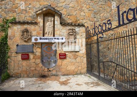 Way of St. James, Wine Fountain, Bodegas Irache, Camino de Santiago, Navarra, Ayegui, Navarra, Spain Stock Photo