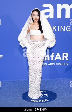 Jessica Wang attends the amfAR Cannes Gala 2023 at Hotel du Cap-Eden