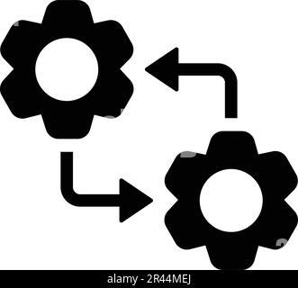 Adapt, change, conforming icon. Beautiful icon symbol for commercial use, printed files and presentations, Promotional Materials, web or any type of d Stock Vector