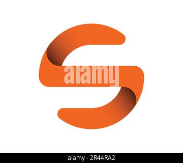 3d S letter logo design vector template Stock Vector