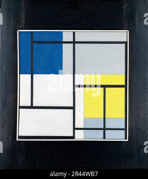 Theo van Doesburg, abstract painting, Simultaneous Composition, 1929 Stock Photo