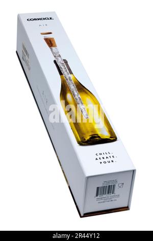 Corkcicle Air - Wine Aerator and Chiller with Pour-Through Lid Stock Photo  - Alamy