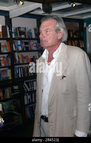 Ian Macpherson, 3rd Baron Strathcarron, Lord Strathcarron at his 2009 book launch in London Stock Photo