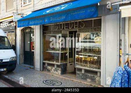 The historic Guedes da Silva shop in Lisbon where you can buy local Portuguese hardware Stock Photo