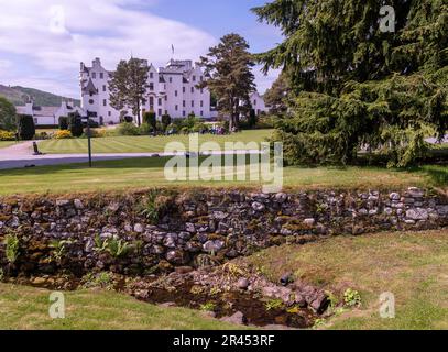 Blair Castle in Perthshire, Scotland Stock Photo