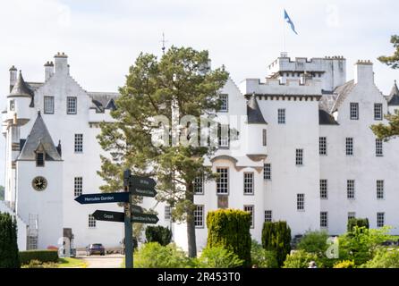Blair Castle in Perthshire, Scotland Stock Photo
