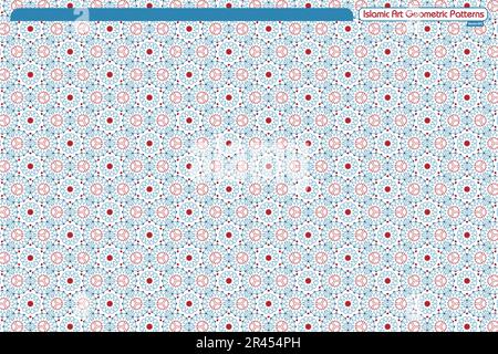 Islamic geometric decorative patterns, background collection, background islamic ornament vector image Stock Vector