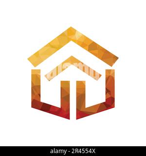 Home logo design. Real estate logo design. Home icon vector. Stock Vector