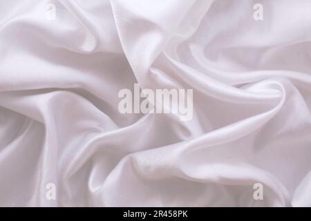 Smooth elegant  silk or satin luxury cloth texture can use as abstract background. Luxurious Christmas background or New Year background design Stock Photo