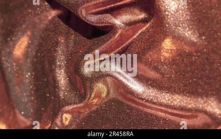 Smooth elegant  silk or satin luxury cloth texture can use as abstract background. Luxurious Christmas background or New Year background design Stock Photo