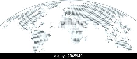 map of the world gray vector design Stock Vector