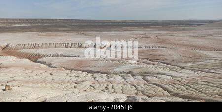 in Kazhakstan mangystau beautiful and wild in the land Stock Photo