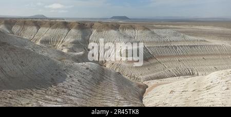 in Kazhakstan mangystau beautiful and wild in the land Stock Photo