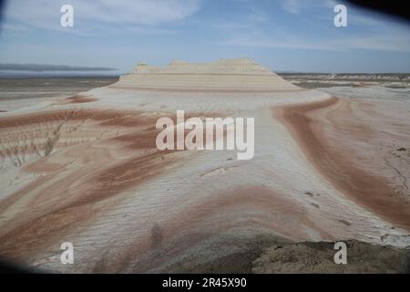 in Kazhakstan mangystau beautiful and wild in the land Stock Photo