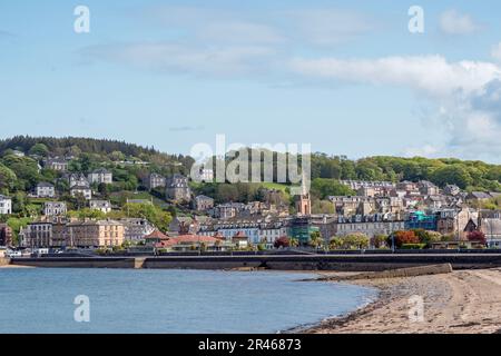 Rothesay town on the Isle of Bute, Scotland Stock Photo