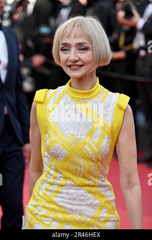 Cannes, France. 26th May, 2023. CANNES, FRANCE. May 26, 2023: Maria De Medeiros at the premiere for The Old Oak at the 76th Festival de Cannes. Picture Credit: Paul Smith/Alamy Live News Stock Photo