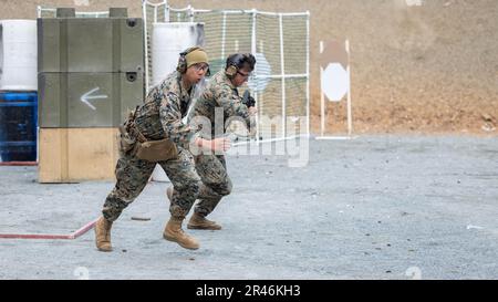 U.S. Marine Corps Sgt. Toby Schindler, a basic security guard with ...