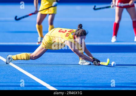 LONDON, UNITED KINGDOM. May 26, 2023. Yang Liu of China during FIH Hockey Pro League - England v China (Women) at Lea Valley Hockey and Tennis Centre on Friday, May 26, 2023 in LONDON ENGLAND. Credit: Taka G Wu/Alamy Live News Stock Photo