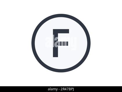 Petroleum Solvent Only Symbol. Concept of Laundry Symbols. Stock Vector