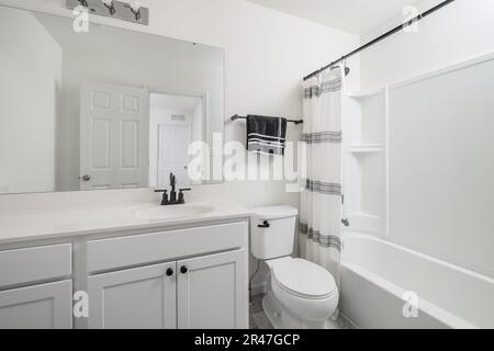 Residential Interior - Bathroom Stock Photo