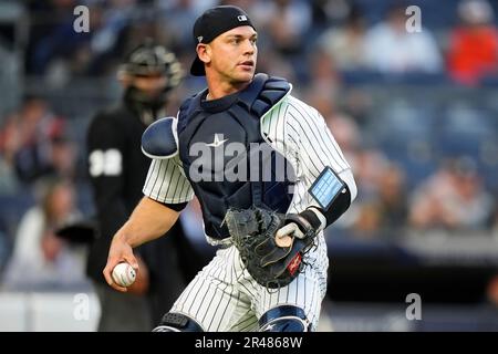 New York Yankees catcher Ben Rortvedt during the third inning of a baseball  game against the Baltimore Orioles Thursday, May 25, 2023, in New York. (AP  Photo/Frank Franklin II Stock Photo - Alamy