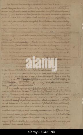 differences between draft and final declaration of independence
