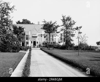 Mr. Swift's residence, Detroit, Mich., between 1905 and 1910. Grosse Pointe home of Charles M. Swift. Stock Photo