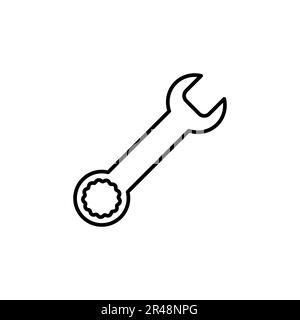 Wrench icon vector. repair icon vector. tools icon vector Stock Vector