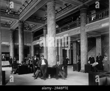 The Lobby, Murphy's Hotel, Richmond, Va., c.between 1910 and 1920. Stock Photo