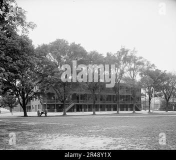 New Barracks, Fort Monroe, Va., between 1900 and 1910. Stock Photo