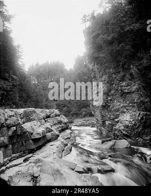 Pulpit Rock, Ausable Chasm, between 1900 and 1910. Stock Photo