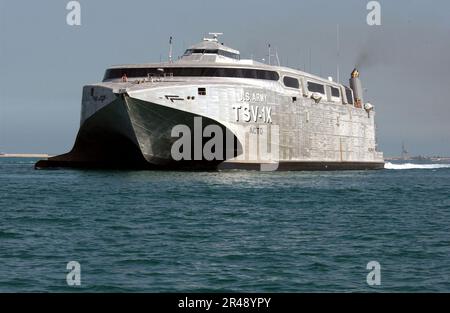 US Navy The U.S. Army Vessel (USAV) Theater Support Vessel (TSV-1X ...