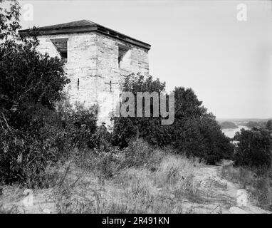 Fort Snelling block house, c1898. Stock Photo