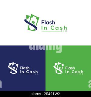 finance house, finance logo, minimalist and business logo design in vector template Stock Vector