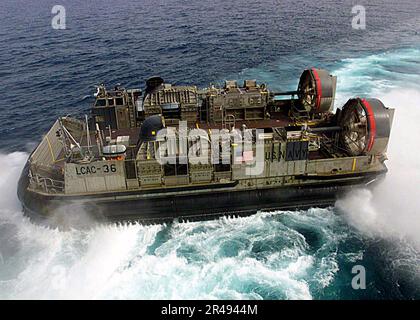 US Navy Hopper 36 from Assault Craft Unit Four (ACU-4) makes its ...