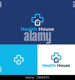 medical mart logo, medical, human, minimalist and business logo design Stock Vector