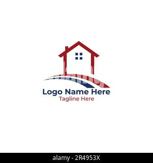 Real Estate Logo design in vector template Stock Vector