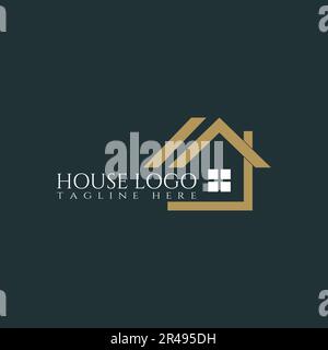 Real Estate Logo design in vector template Stock Vector