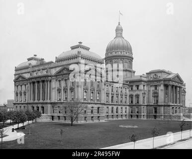 State House, Indianapolis, Ind., between 1900 and 1906. Stock Photo