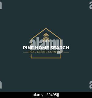 Real Estate Logo design in vector template Stock Vector