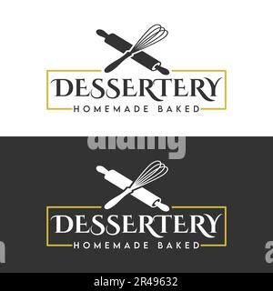Delicious bakery logo and business logo design in vector template for food company Stock Vector