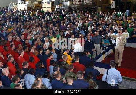 US Navy Admiral Gregory G. Johnson, Commander U.S. Naval Forces Europe ...
